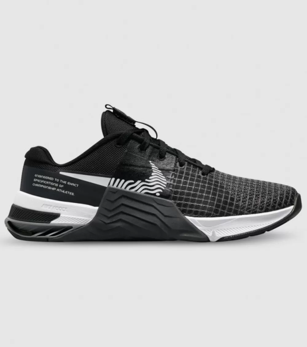 Shop Nike Metcon 8 Womens Black White Dark Smoke Grey