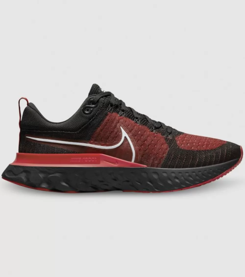 Best Sale Nike React Infinity Run Flyknit 2 Mens Black White Gym Red