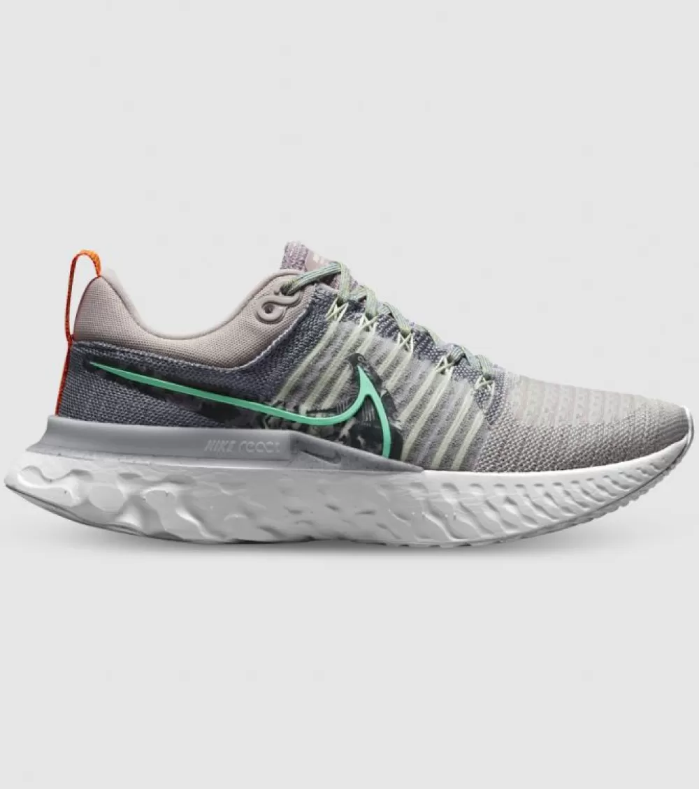 Discount Nike React Infinity Run Flyknit 2 Womens Violet Ash Light Menta Particle Grey