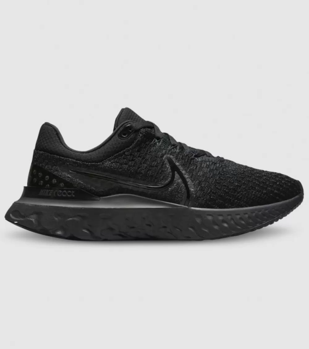 Outlet Nike React Infinity Run Flyknit 3 Womens Black Black