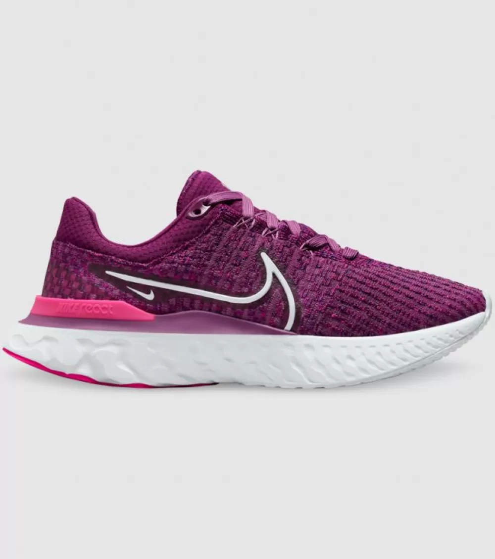 Cheap Nike React Infinity Run Flyknit 3 Womens Light Bordeaux White Pink Prime Sangria