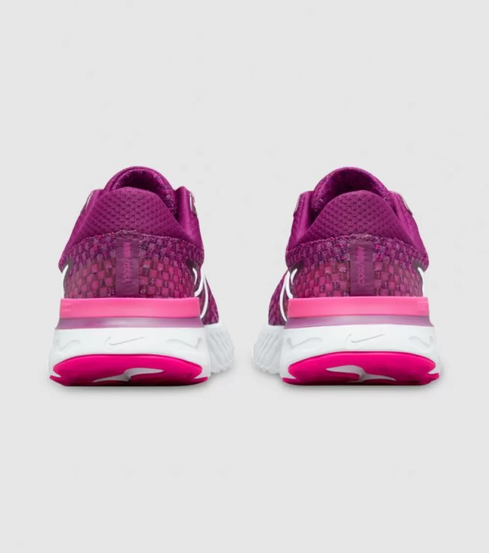 Cheap Nike React Infinity Run Flyknit 3 Womens Light Bordeaux White Pink Prime Sangria