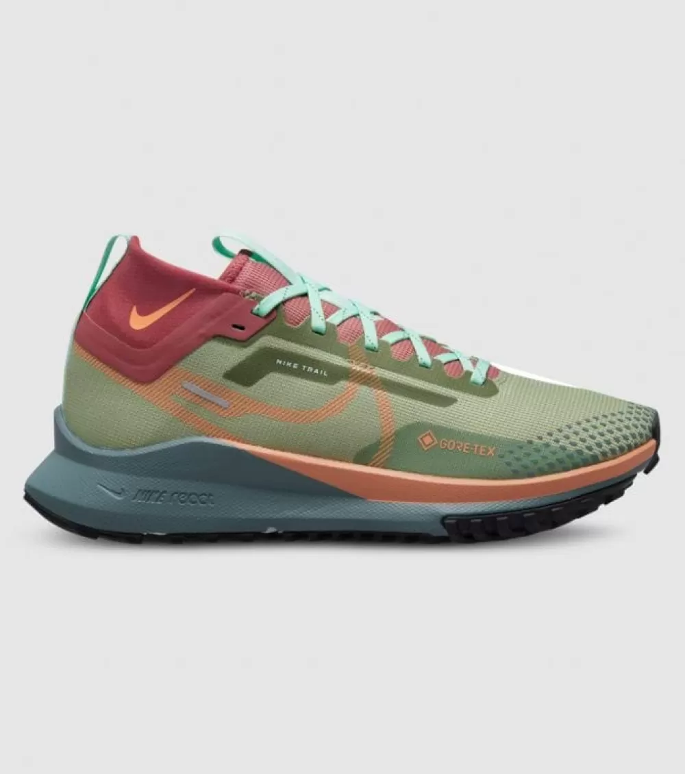 Best Nike React Pegasus Trail 4 Gore-Tex Womens Alligator Orange Trance Mint Foam