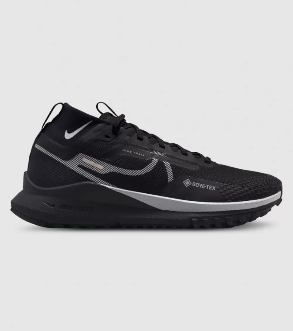 Store Nike React Pegasus Trail 4 Gore-Tex Womens Black Wolf Grey Reflect Silver