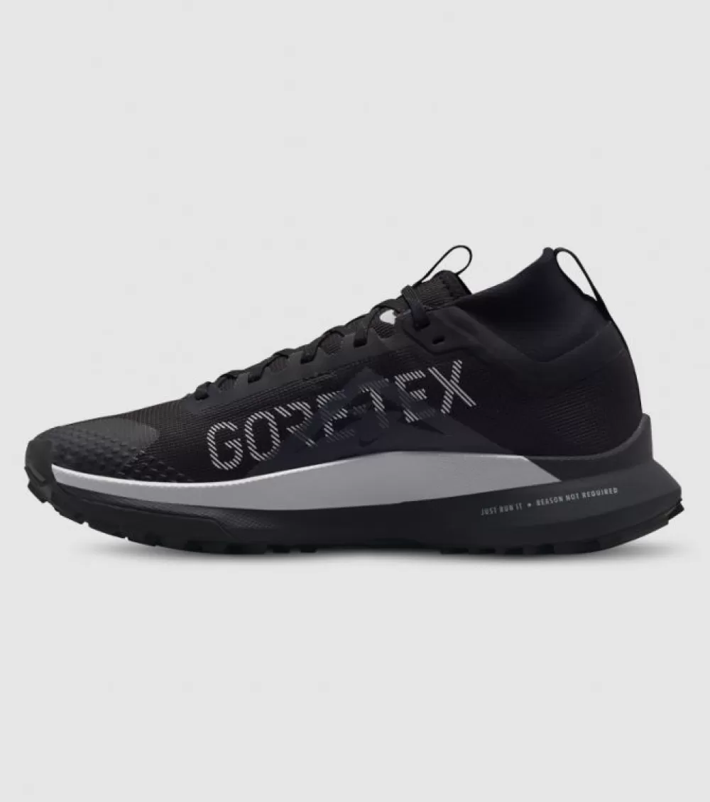 Store Nike React Pegasus Trail 4 Gore-Tex Womens Black Wolf Grey Reflect Silver