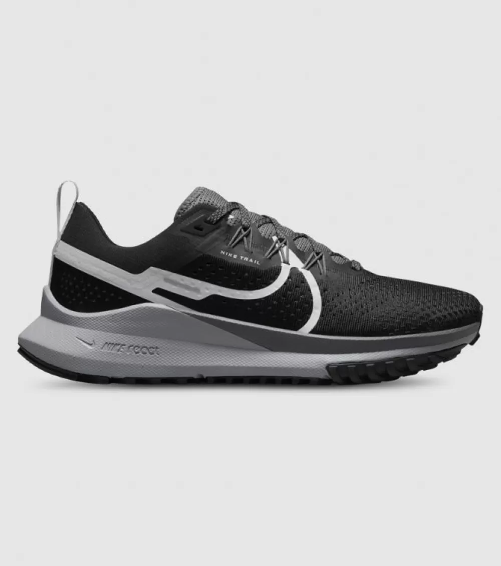 Cheap Nike React Pegasus Trail 4 Womens Black Aura Dark Grey Wolf Grey