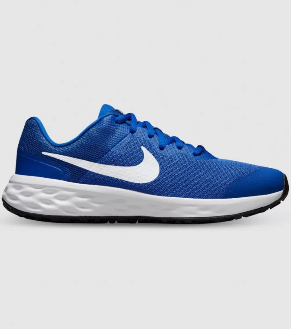 Sale Nike Revolution 6 (Gs) Kids Game Royal White Black