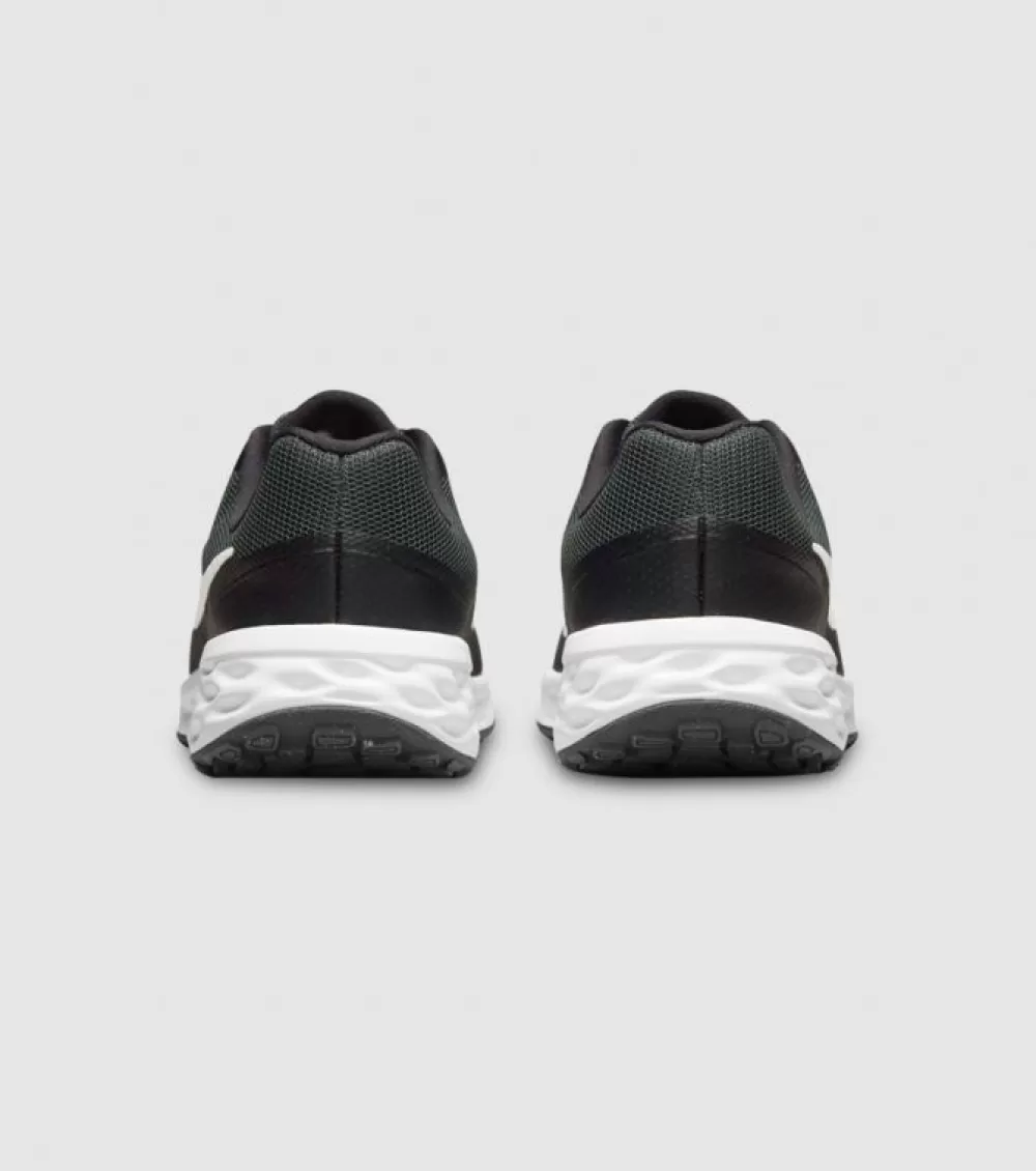 Online Nike Revolution 6 (Gs) Kids Black White Dark Smoke Grey