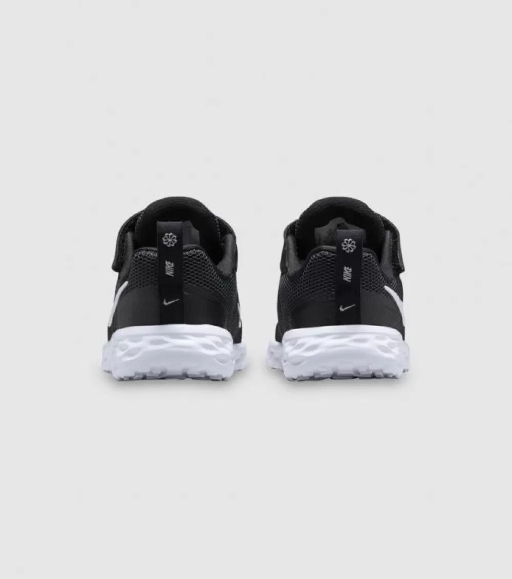 Outlet Nike Revolution 6 (Td) Kids Black White Dark Smoke Grey