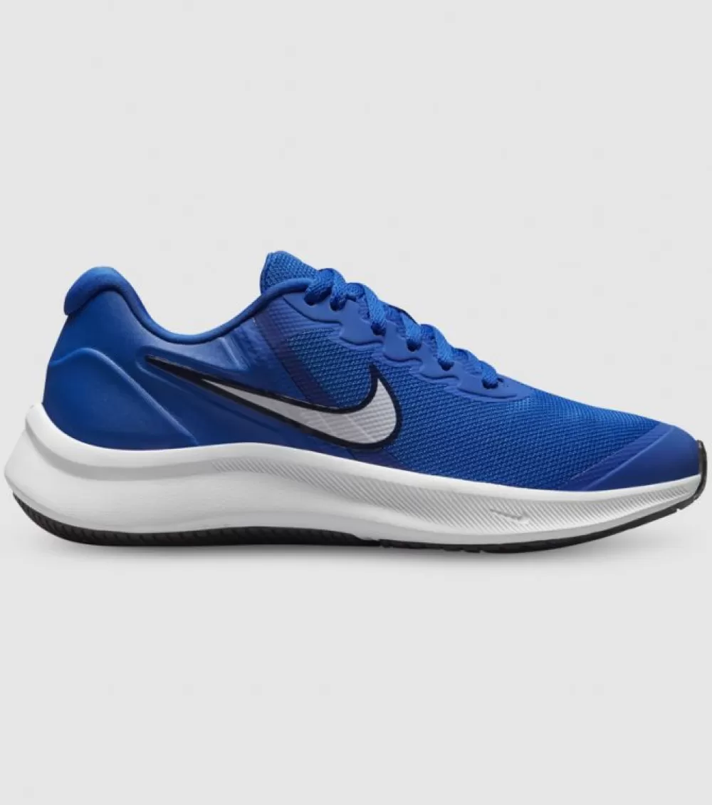 Fashion Nike Star Runner 3 (Gs) Kids Game Royal White Midnight Navy