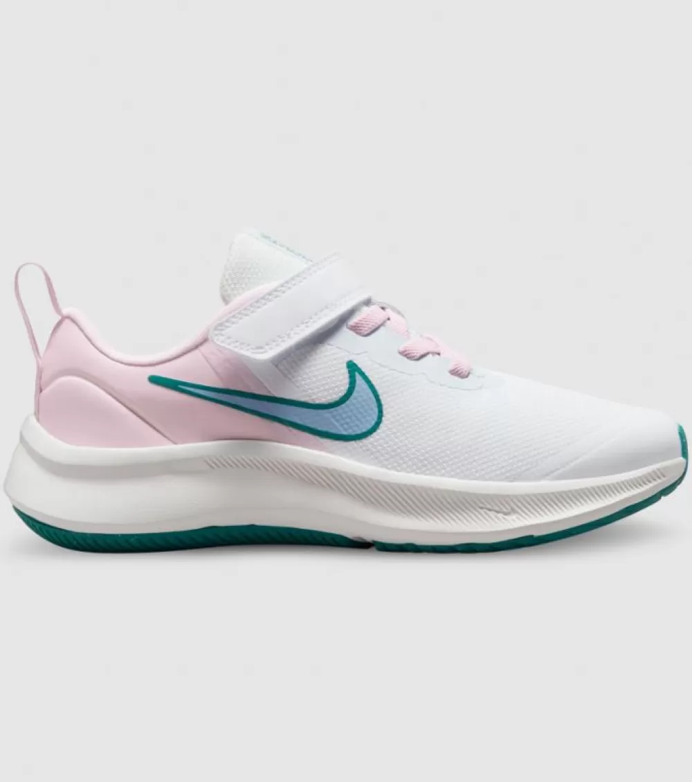 Flash Sale Nike Star Runner 3 (Ps) Kids White Cobalt Bliss Pearl Pink