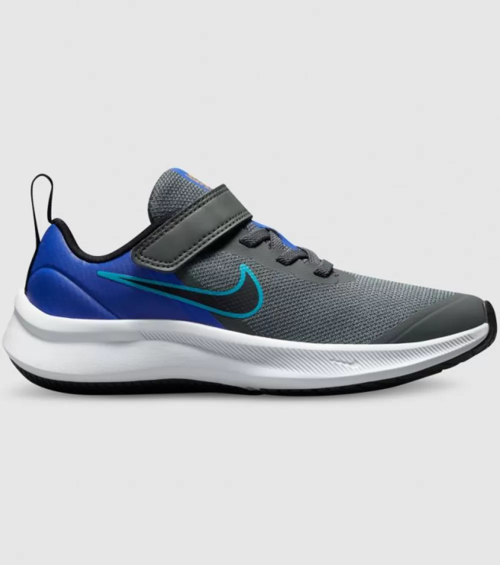 Best Sale Nike Star Runner 3 (Ps) Kids Iron Grey Black Blue Lightning