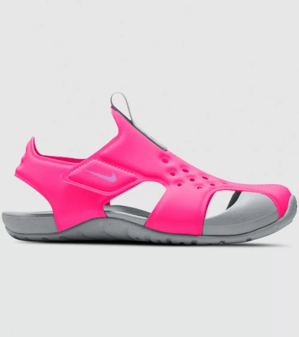 Best Sale Nike Sunray Protect 2 (Ps) Kids Hyper Pink Fuchsia Glow Smoke Grey