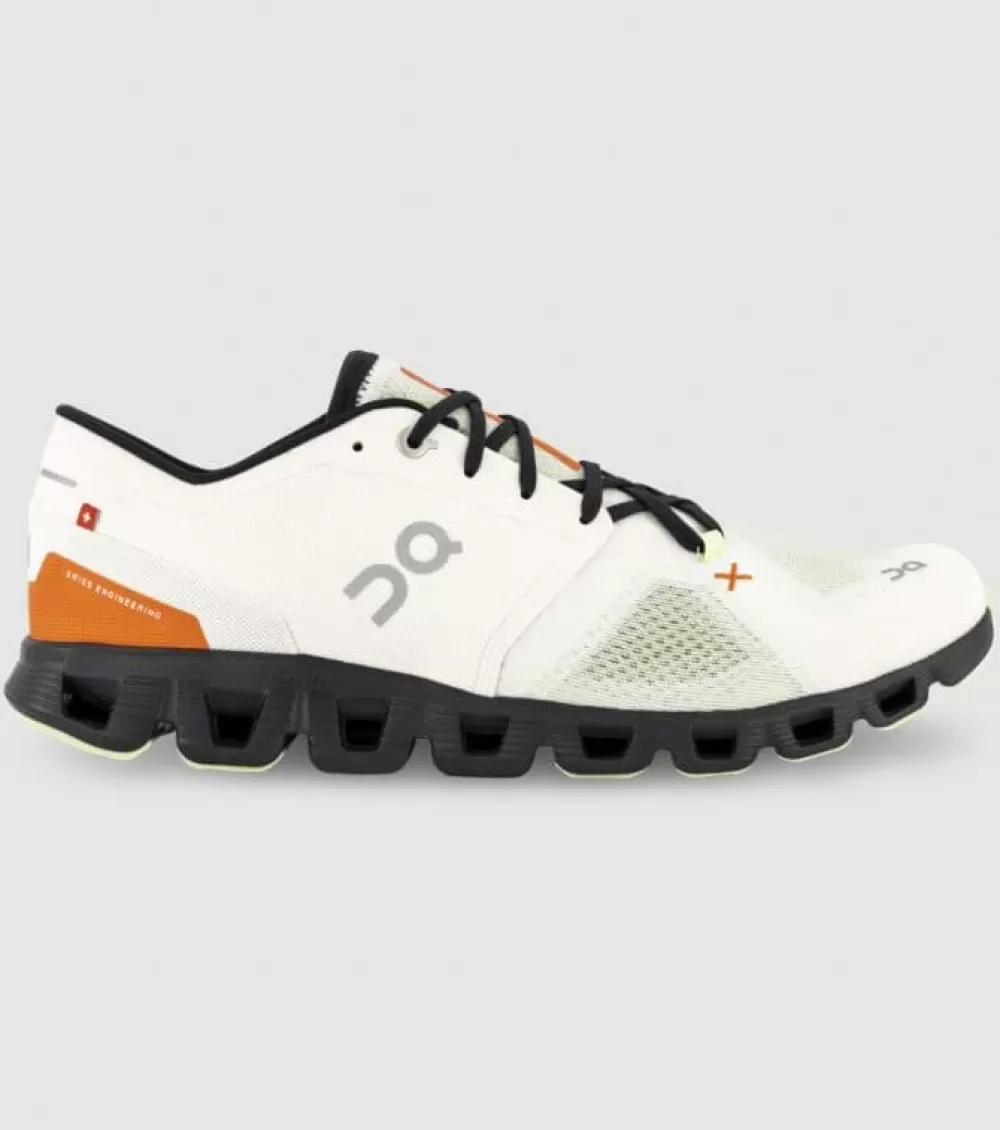 Fashion On Running On Cloud X 3 Mens Ivory Flame