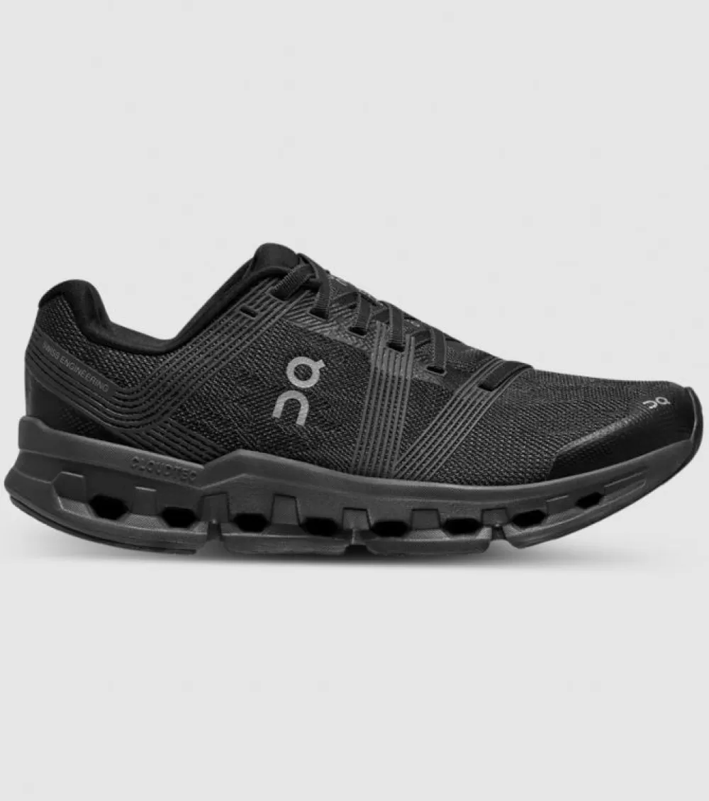 Hot On Running On Cloudgo (2E Wide) Mens Black Eclipse