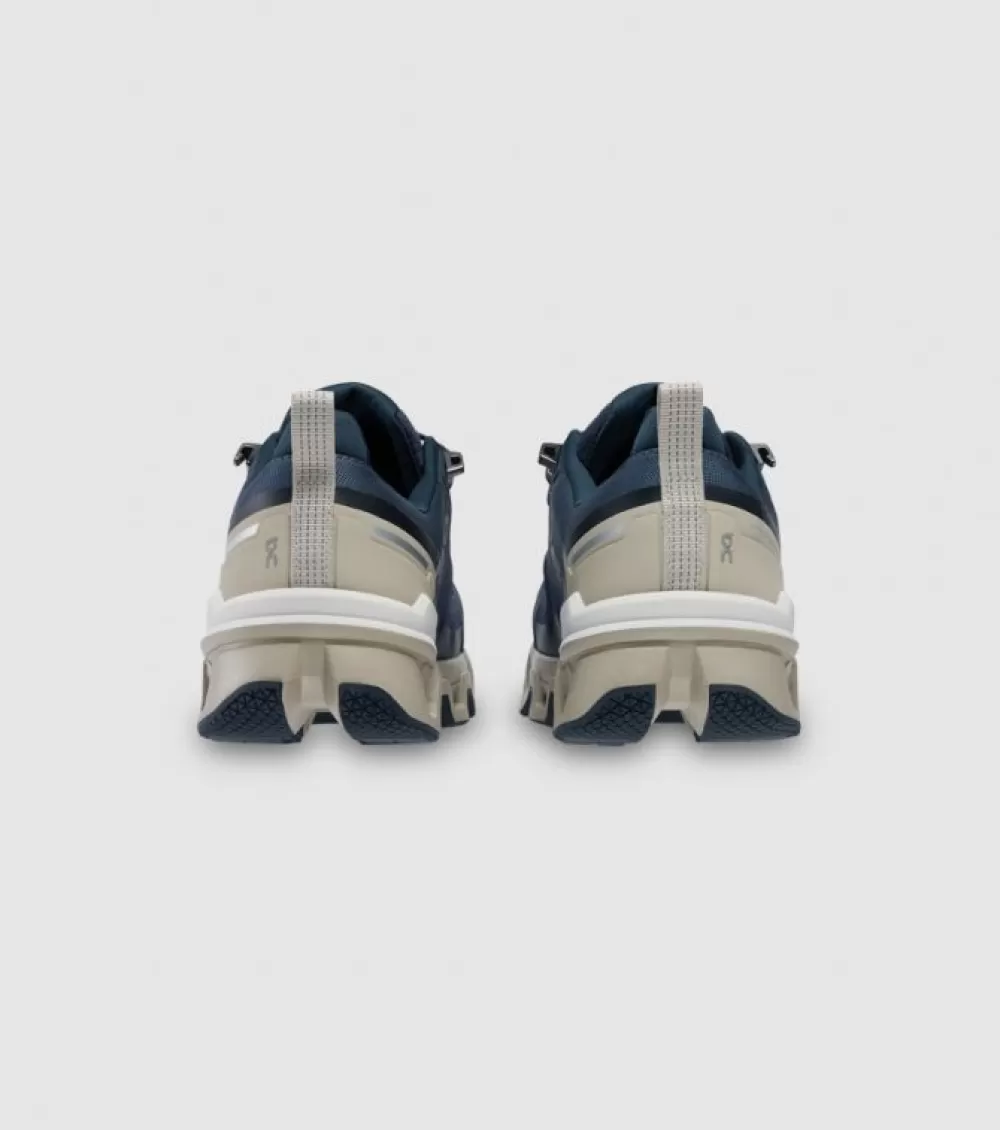 New On Running On Cloudwander Waterproof Womens Navy Desert