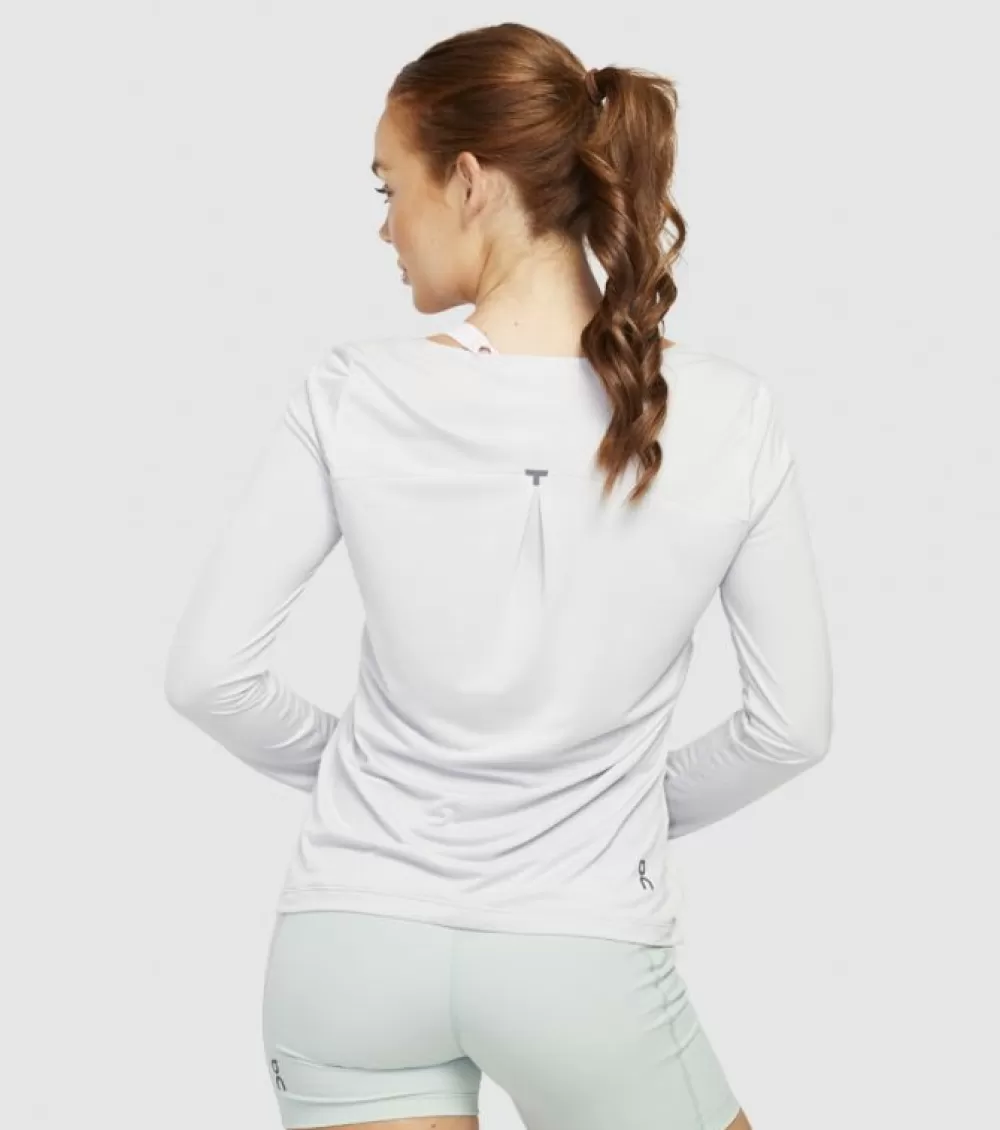 Cheap On Running On Performance Long Tee Womens Glacier