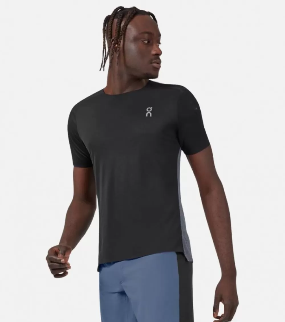 Sale On Running On Performance Tee Mens Black Dark