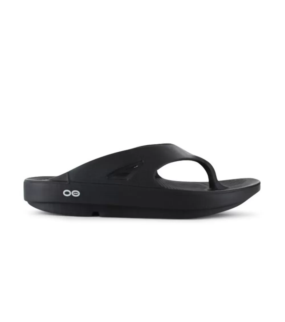 Sale OOFOS Ooriginal Thong Mens Black