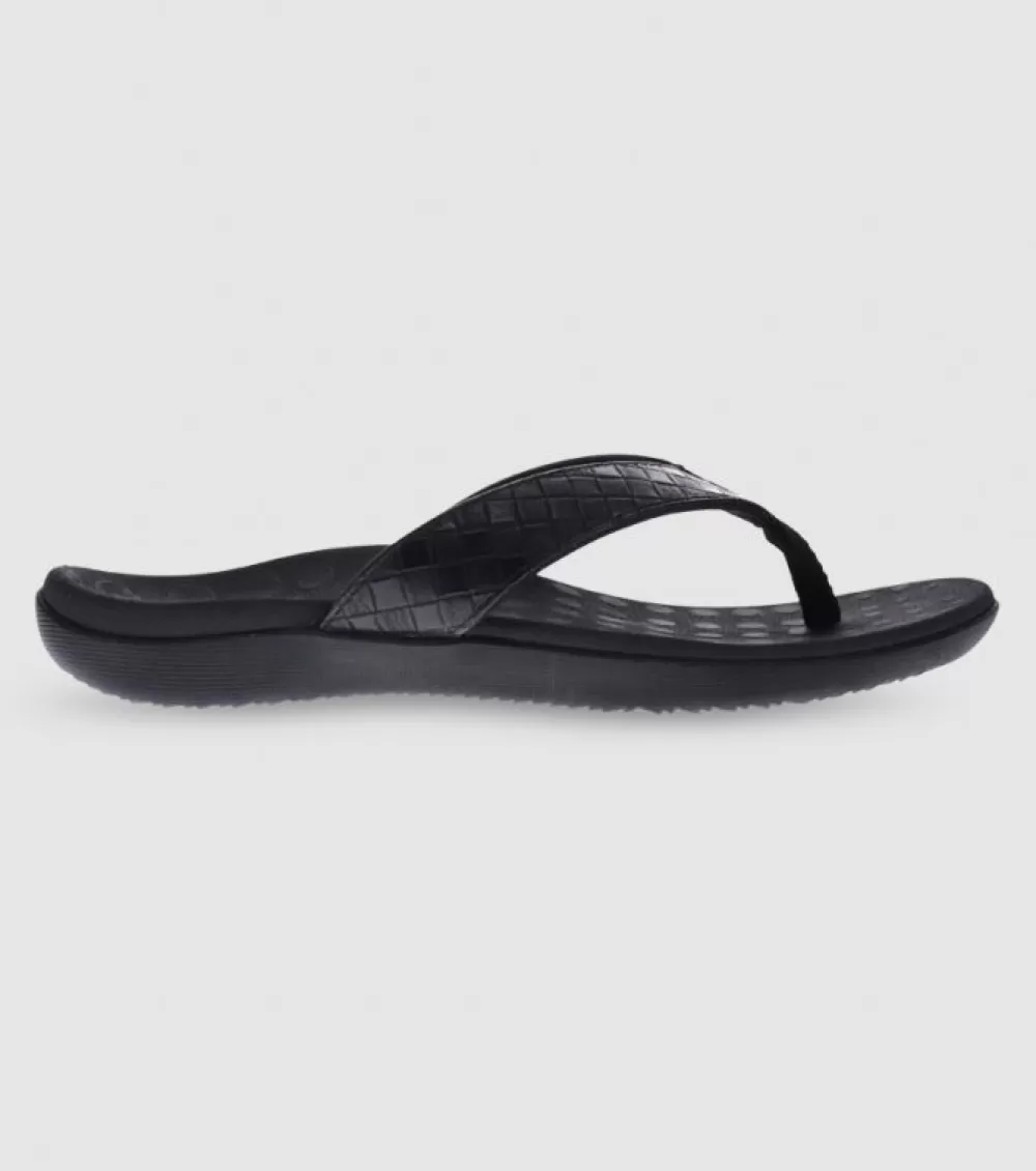 Fashion Orthaheel Sonoma Weave Womens Black