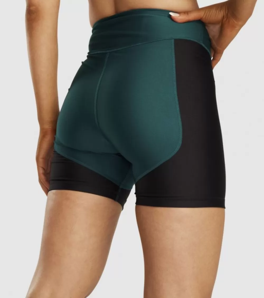 Best Sale Puma Fit Eversculpt 5 Inch Tight Short Womens Varsity Green Puma Black