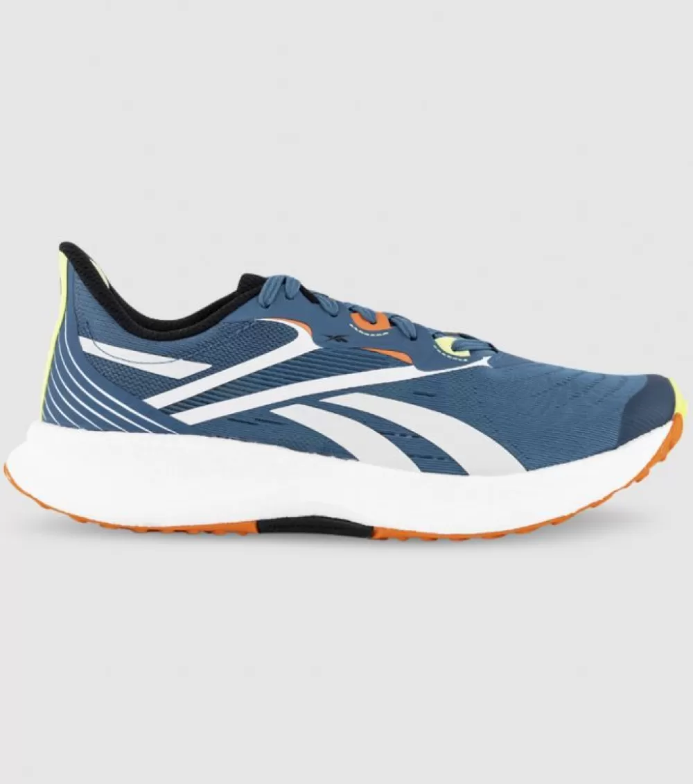 Best Sale Reebok Floatride Energy 5 Mens Steel Blue Cloud White Smash Orange