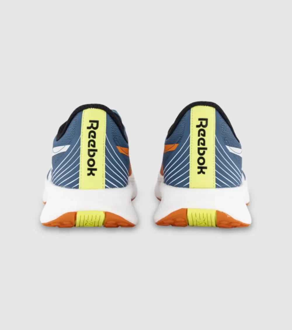 Best Sale Reebok Floatride Energy 5 Mens Steel Blue Cloud White Smash Orange