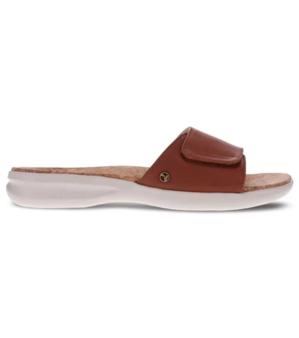 Fashion Revere Macau Slide Womens Cognac