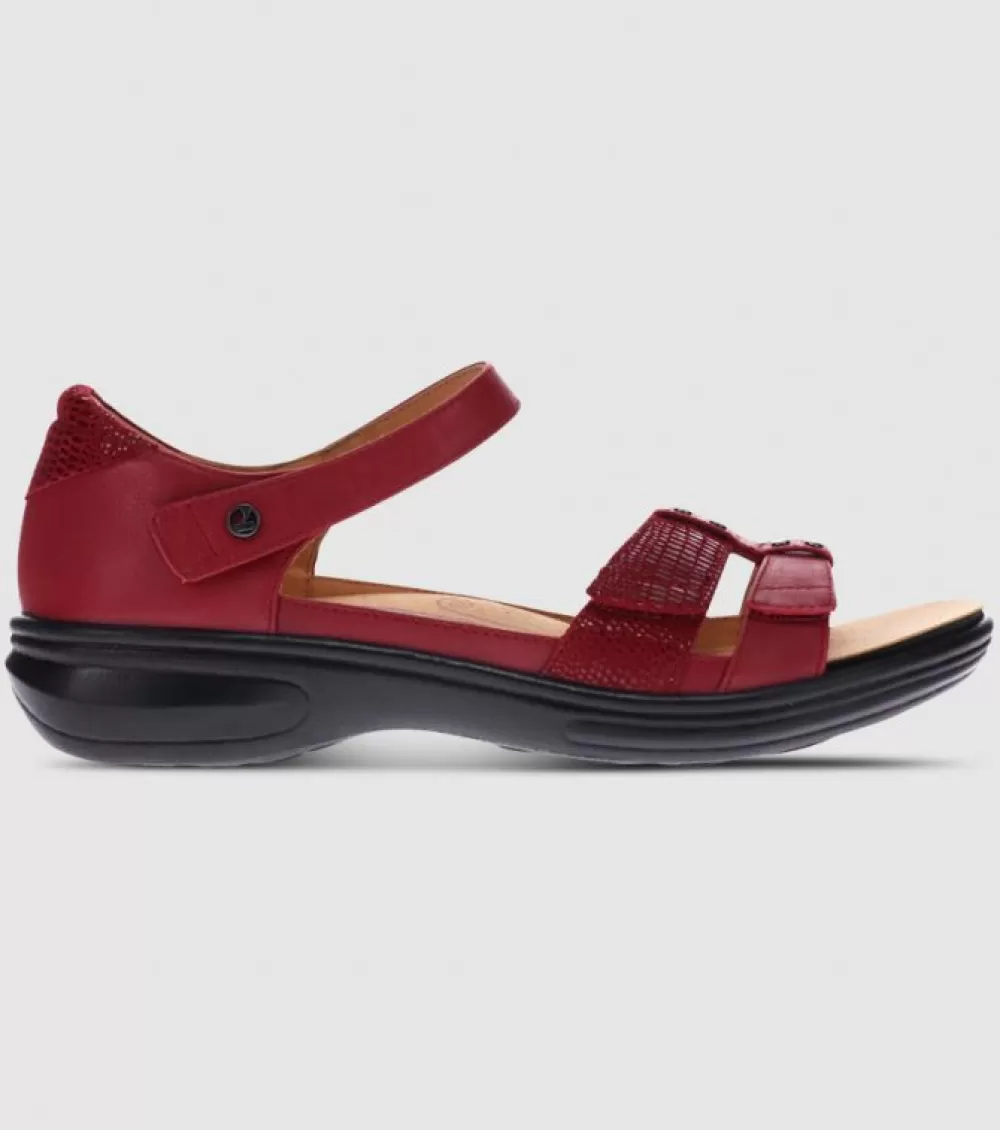 Clearance Revere Negara (D Wide) Womens Cherry