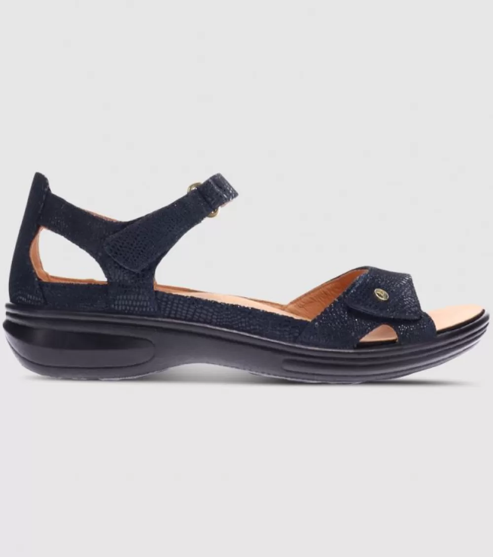 Shop Revere Portofino Womens Navy Lizard