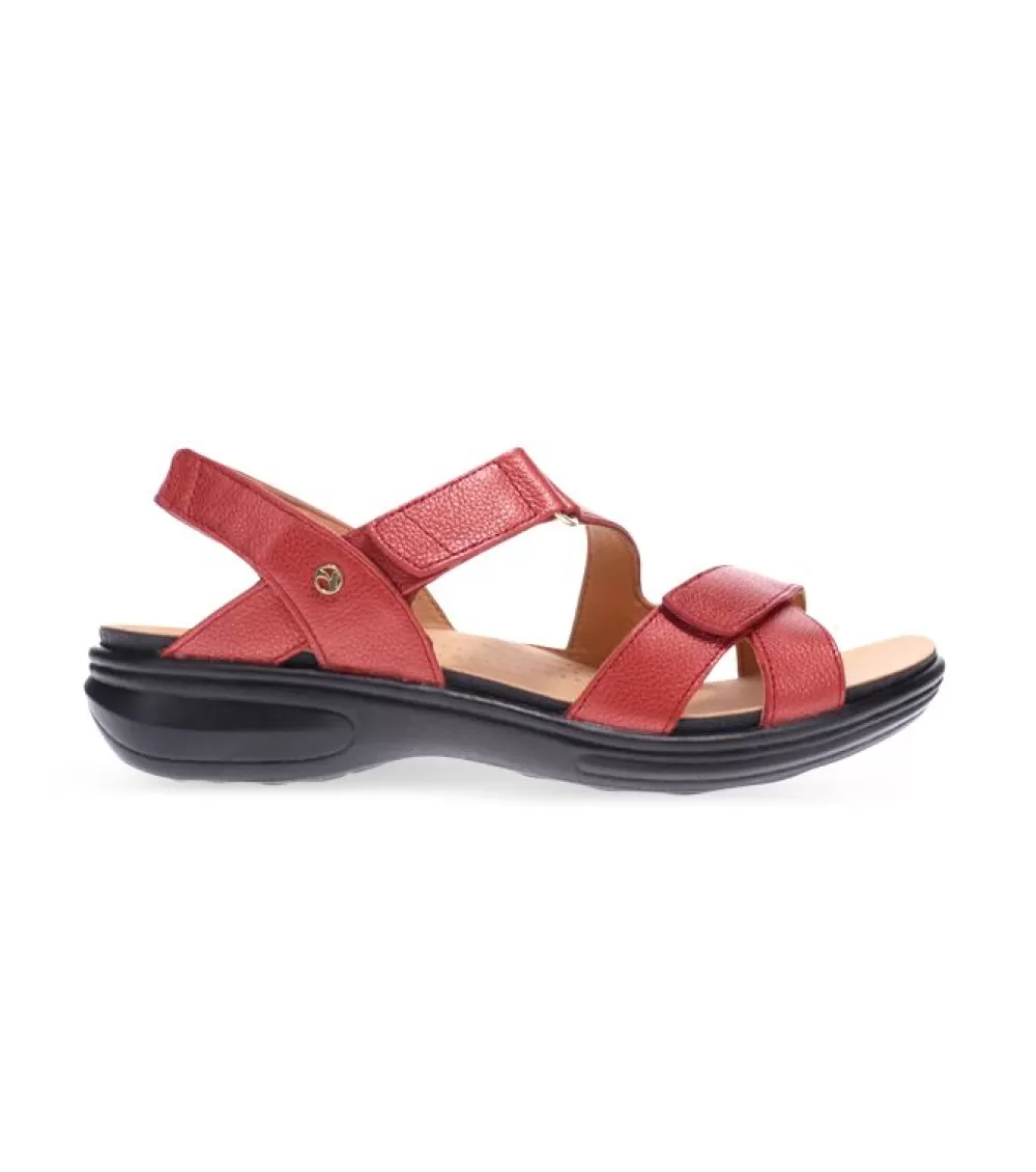 Discount Revere Zanzibar Womens Ruby Metallic