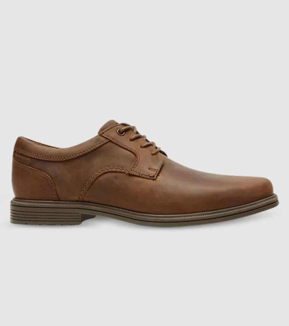 Clearance Rockport Taylor Plain Toe Mens Wood