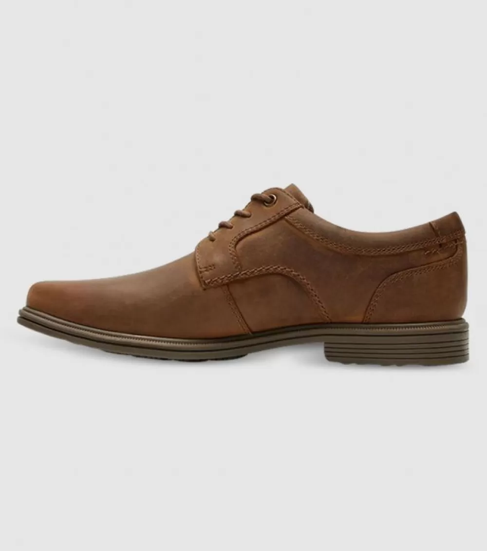 Clearance Rockport Taylor Plain Toe Mens Wood