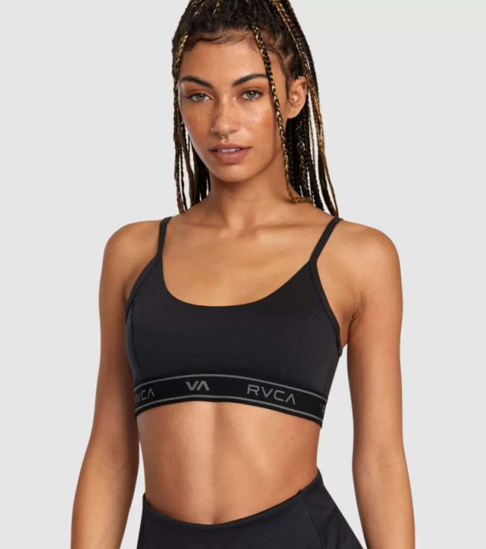 Best RVCA Base Bra Womens Black