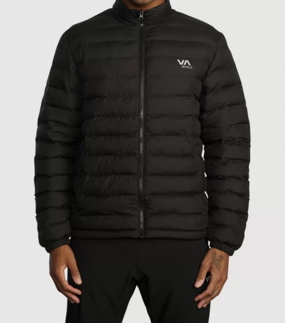 Discount RVCA Packable Puffa Jacket Mens Black 2