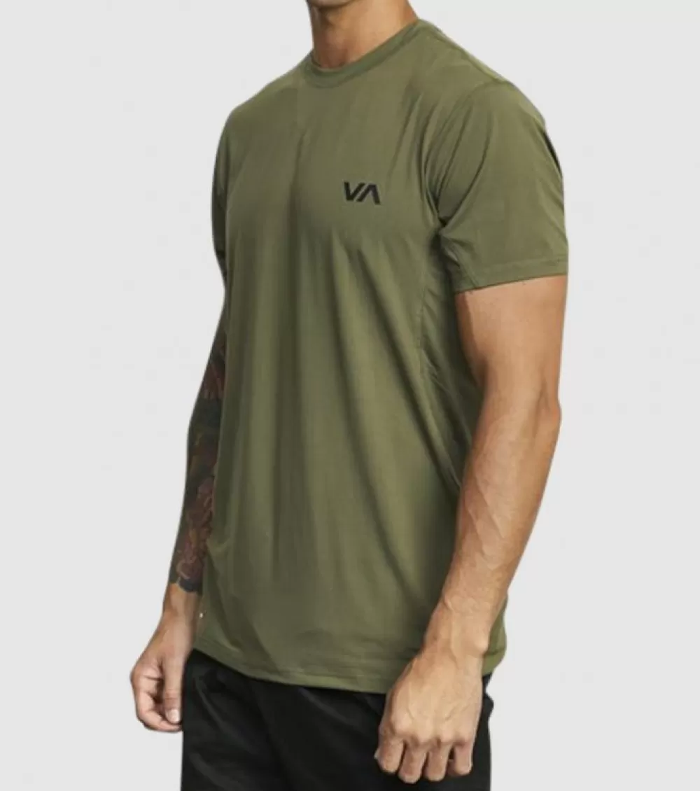 Online RVCA Sport Vent Ss Tee Mens Olive