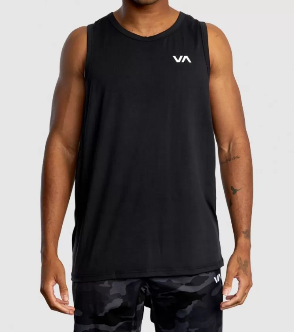 Best RVCA Sport Vent Tank Mens Black