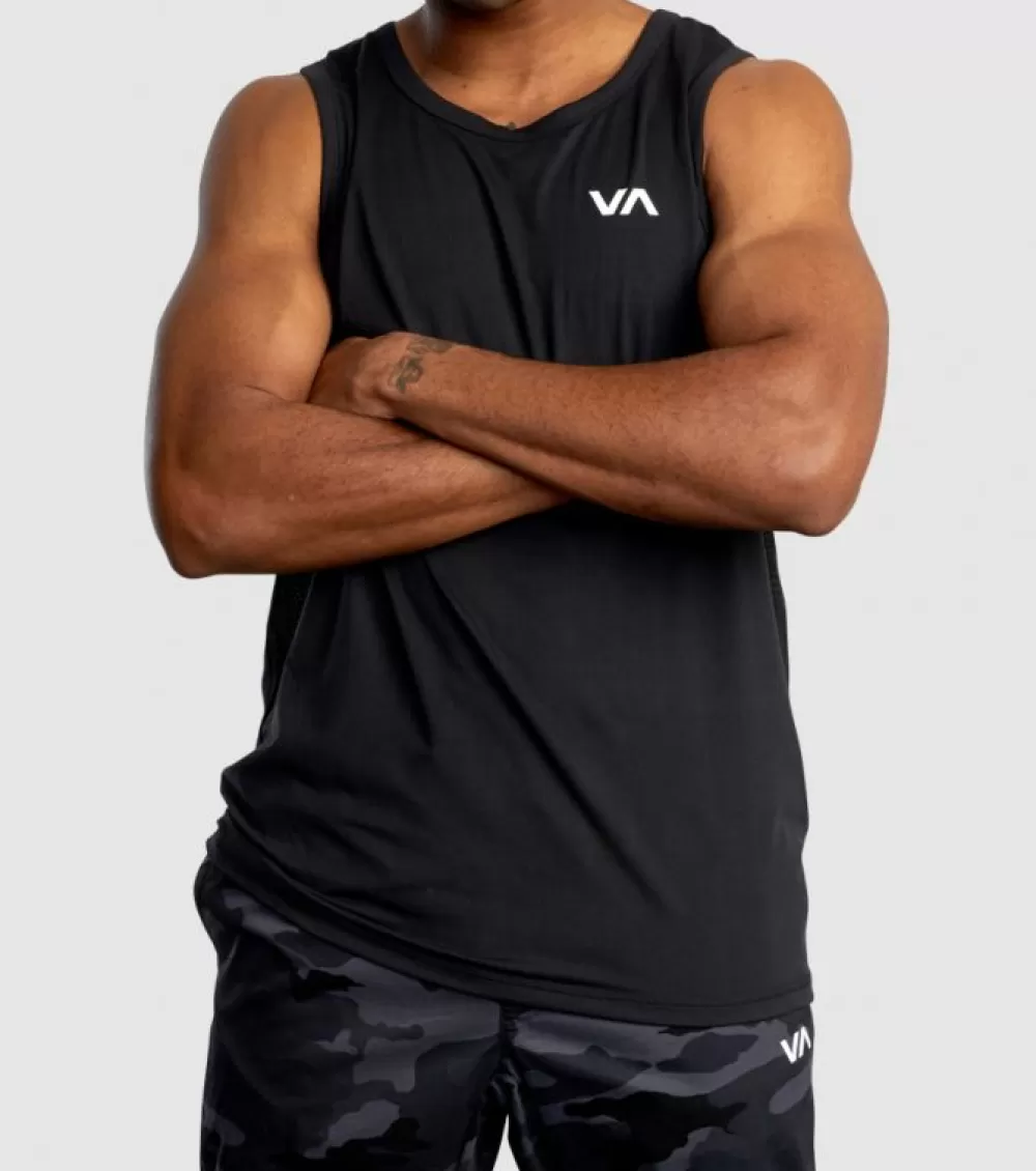 Best RVCA Sport Vent Tank Mens Black