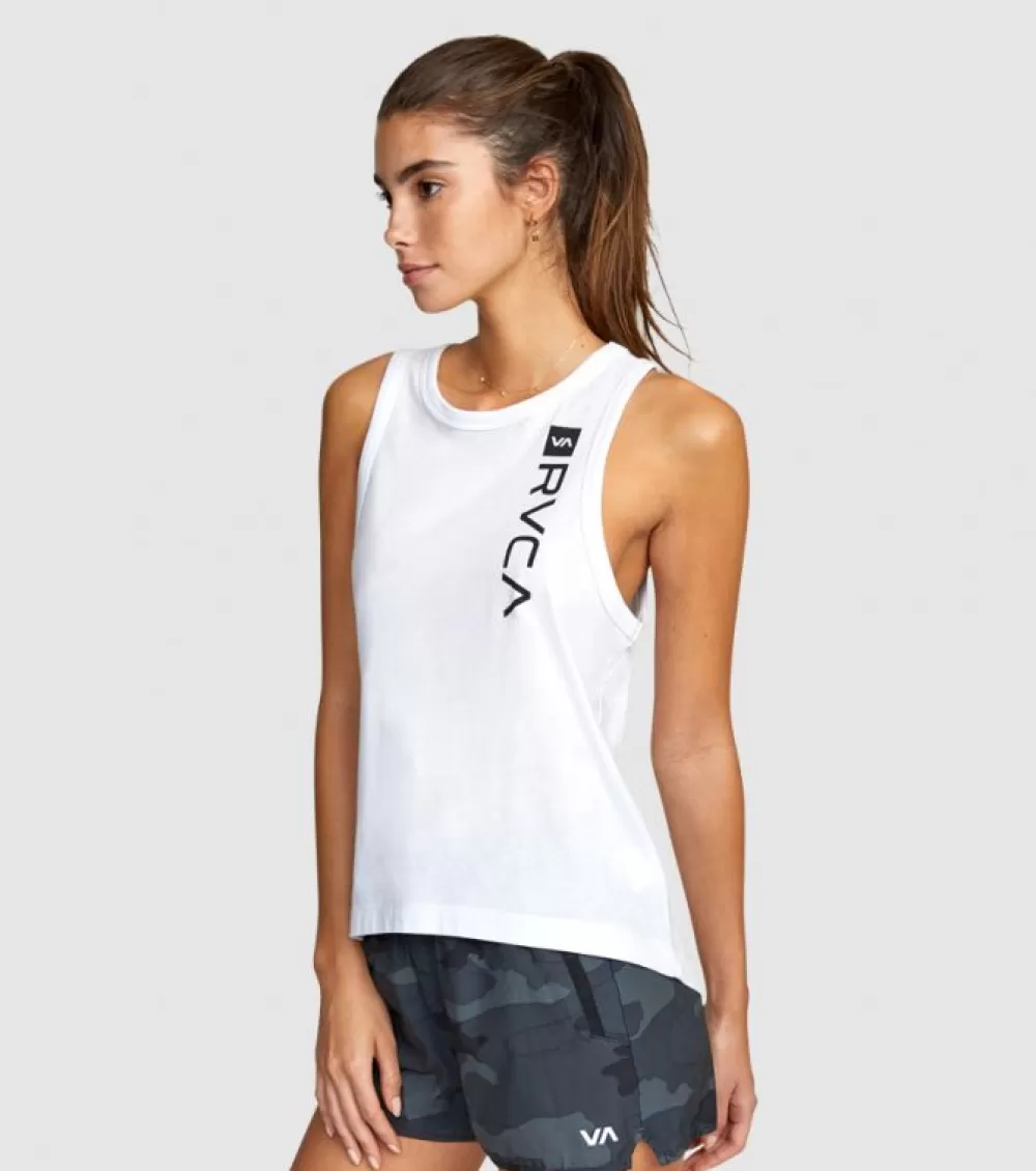 Online RVCA Va Muscle Tank Womens White