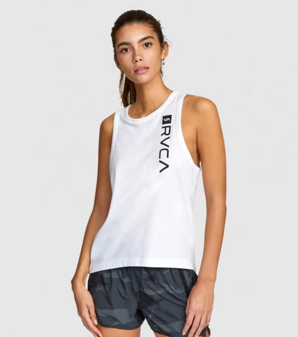 Online RVCA Va Muscle Tank Womens White