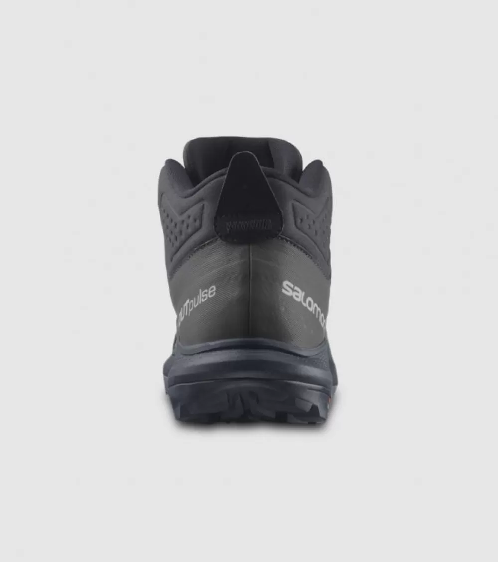 Fashion Salomon Outpulse Mid Gore-Tex Mens Black Ebony Vanilla Ice