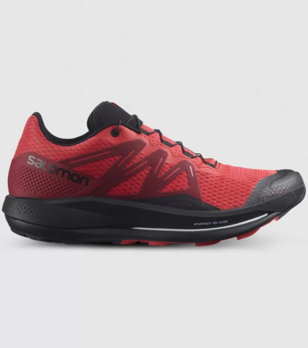 Sale Salomon Pulsar Mens Poppy Red Biking Red Black