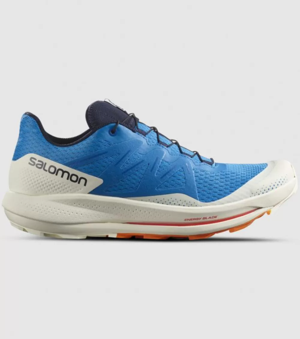 Shop Salomon Pulsar Mens Indigo Bunting Vanilla Ice Vibrant Orange