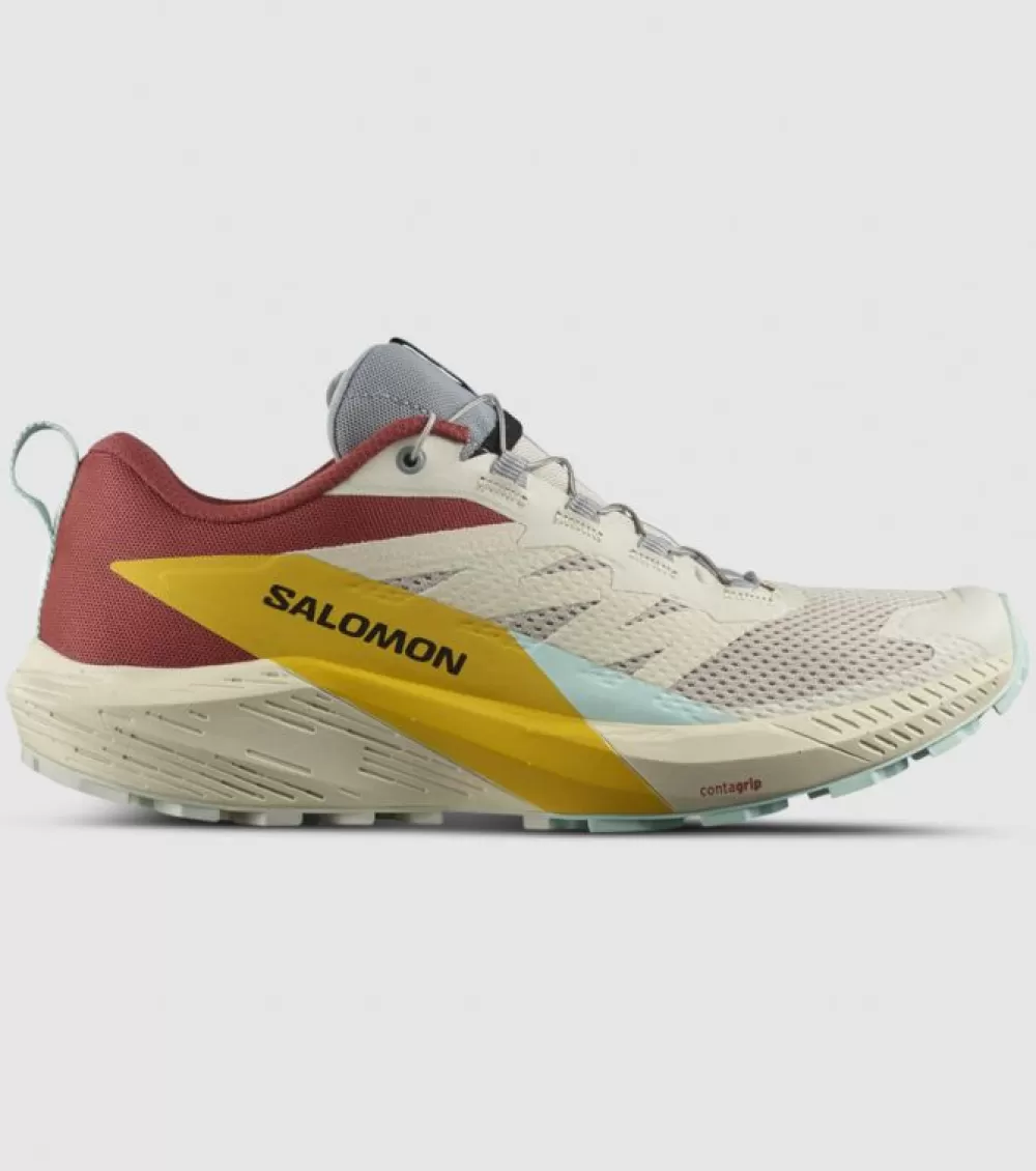 Shop Salomon Sense Ride 5 Mens Rainy Day Hot Sauce Freesia