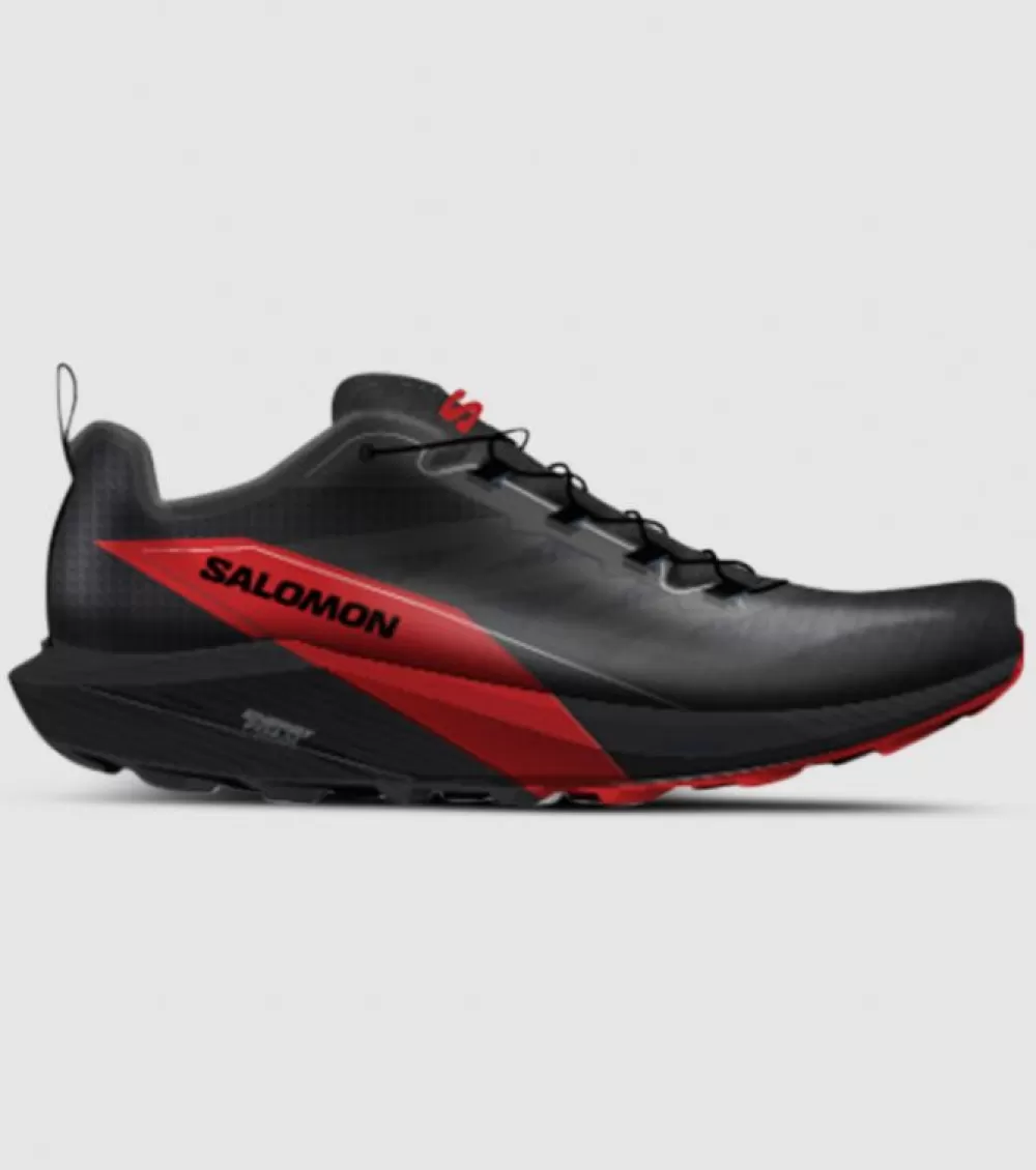 Shop Salomon Sense Ride 5 Mens Black Fiery Red Black