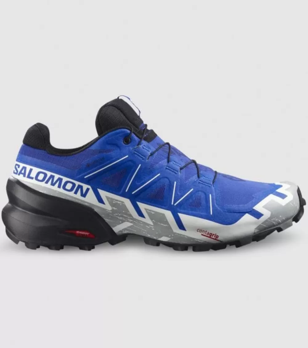 Cheap Salomon Speedcross 6 Gore-Tex Mens Nautical Blue Black White