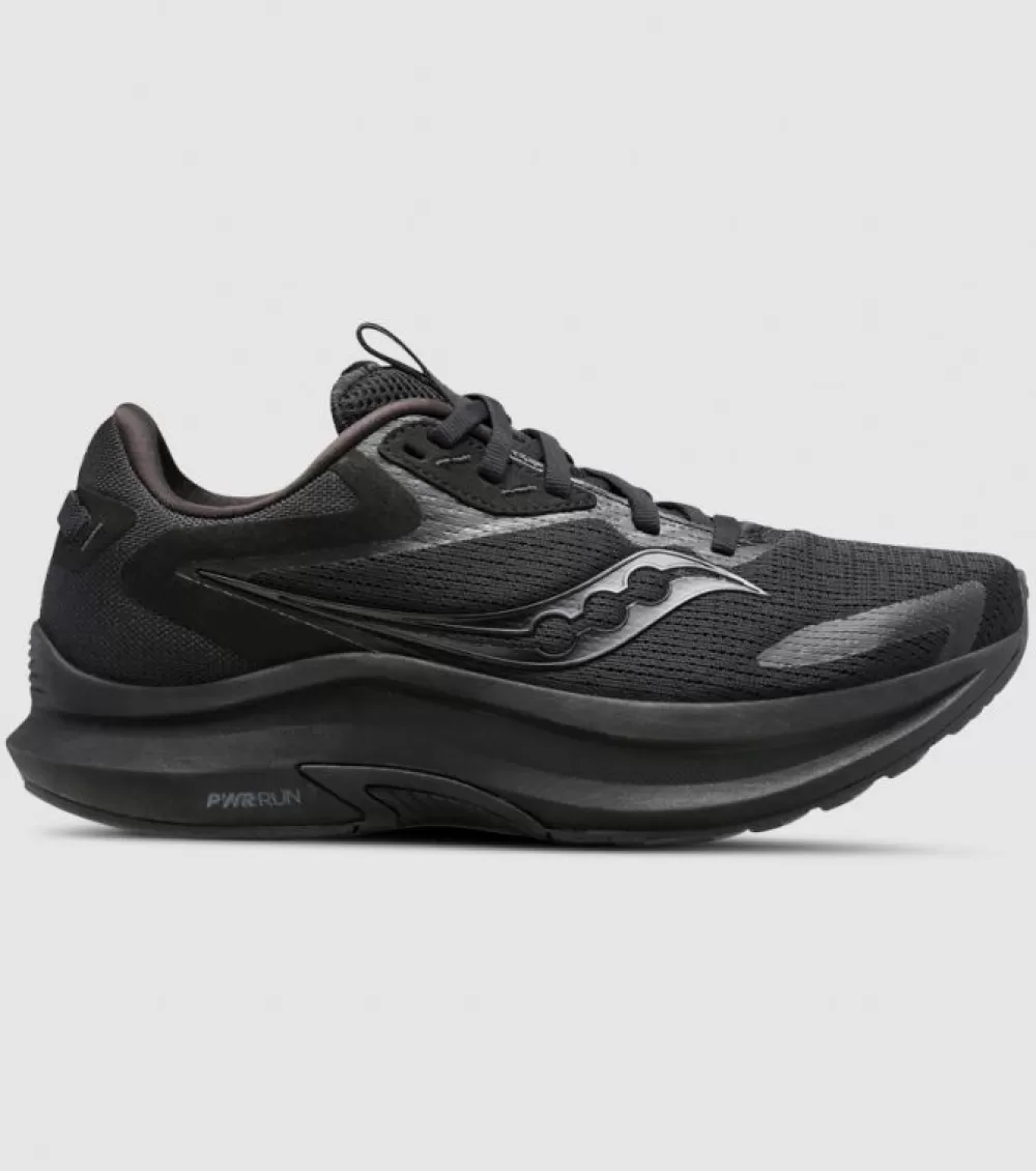 Hot Saucony Axon 2 Mens Tripple Black