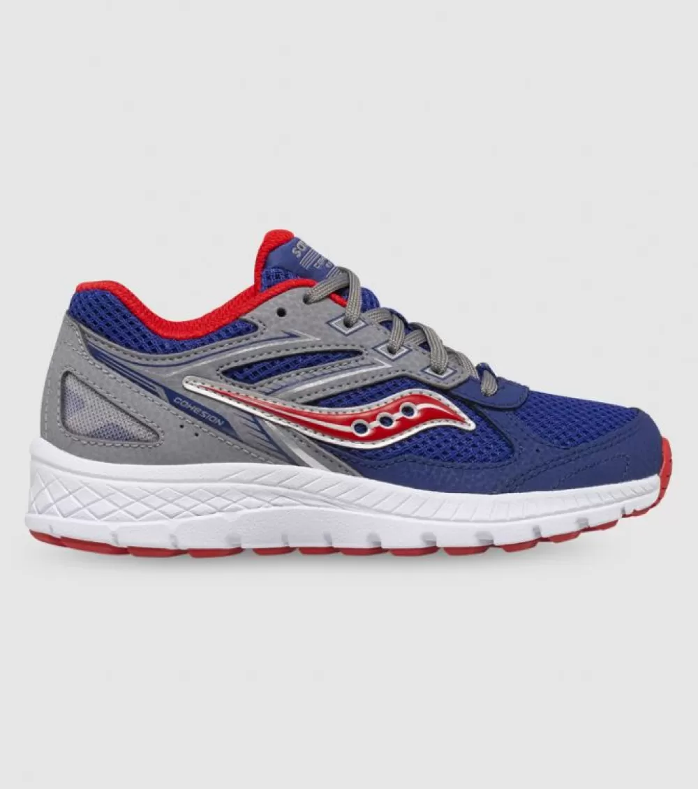 Store Saucony Cohesion 14 (Gs) Kids Navy Red