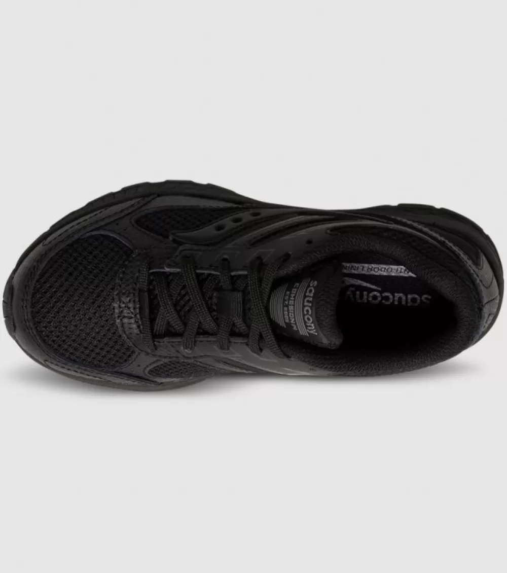 New Saucony Cohesion 14 Ltt (Gs) Kids Black Black