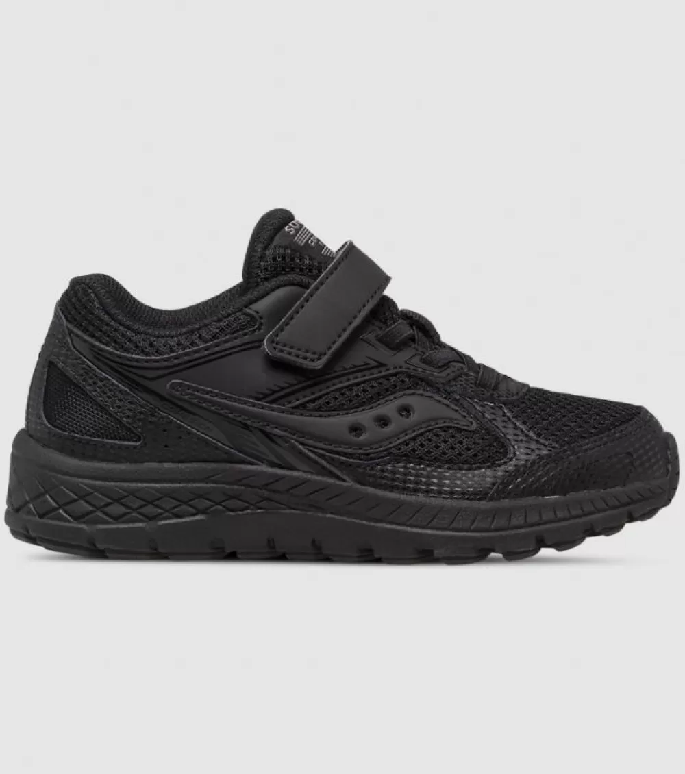 New Saucony Cohesion 14 (Ps) Kids Black Black